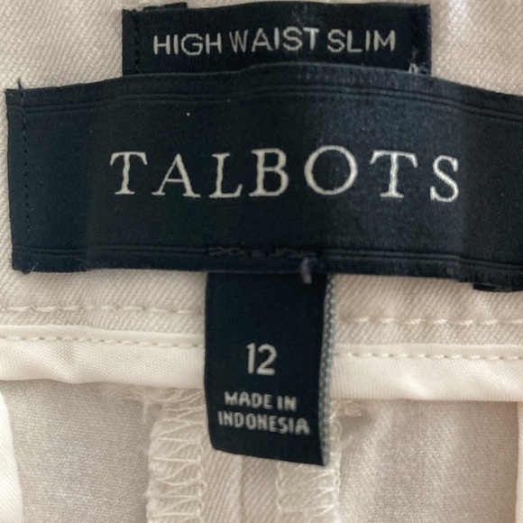 Talbots 12 pants high waist slim - Picture 9 of 11